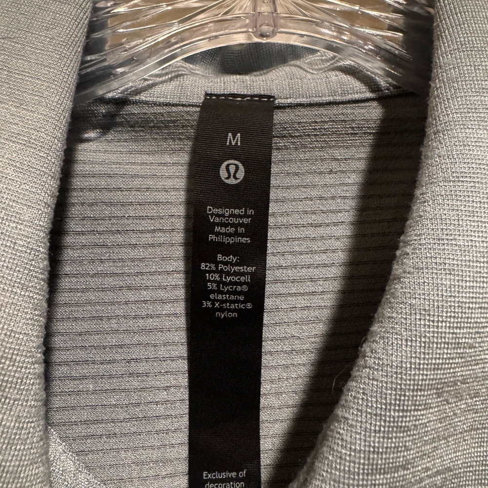 lululemon athletica Men's Slate Polo Shirt - Picture 2 of 3